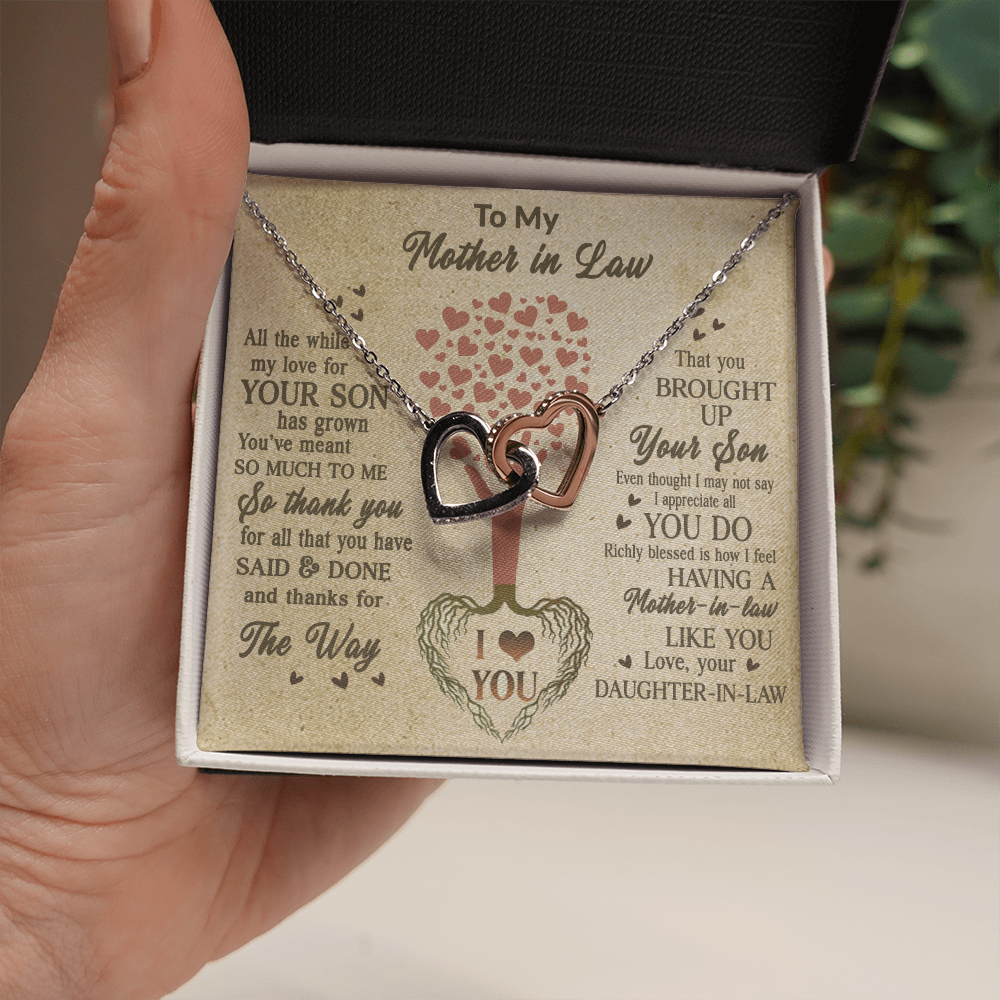 15 Mom daughter 2 trai tim necklace