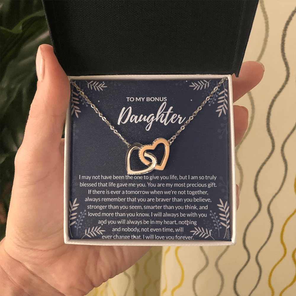 Bonus daughter mau quote dai 2 Mom daughter 2 trai tim necklace Quote 4