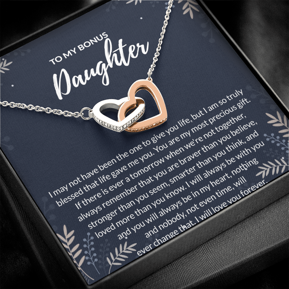 Bonus daughter mau quote dai 2 Mom daughter 2 trai tim necklace Quote 4