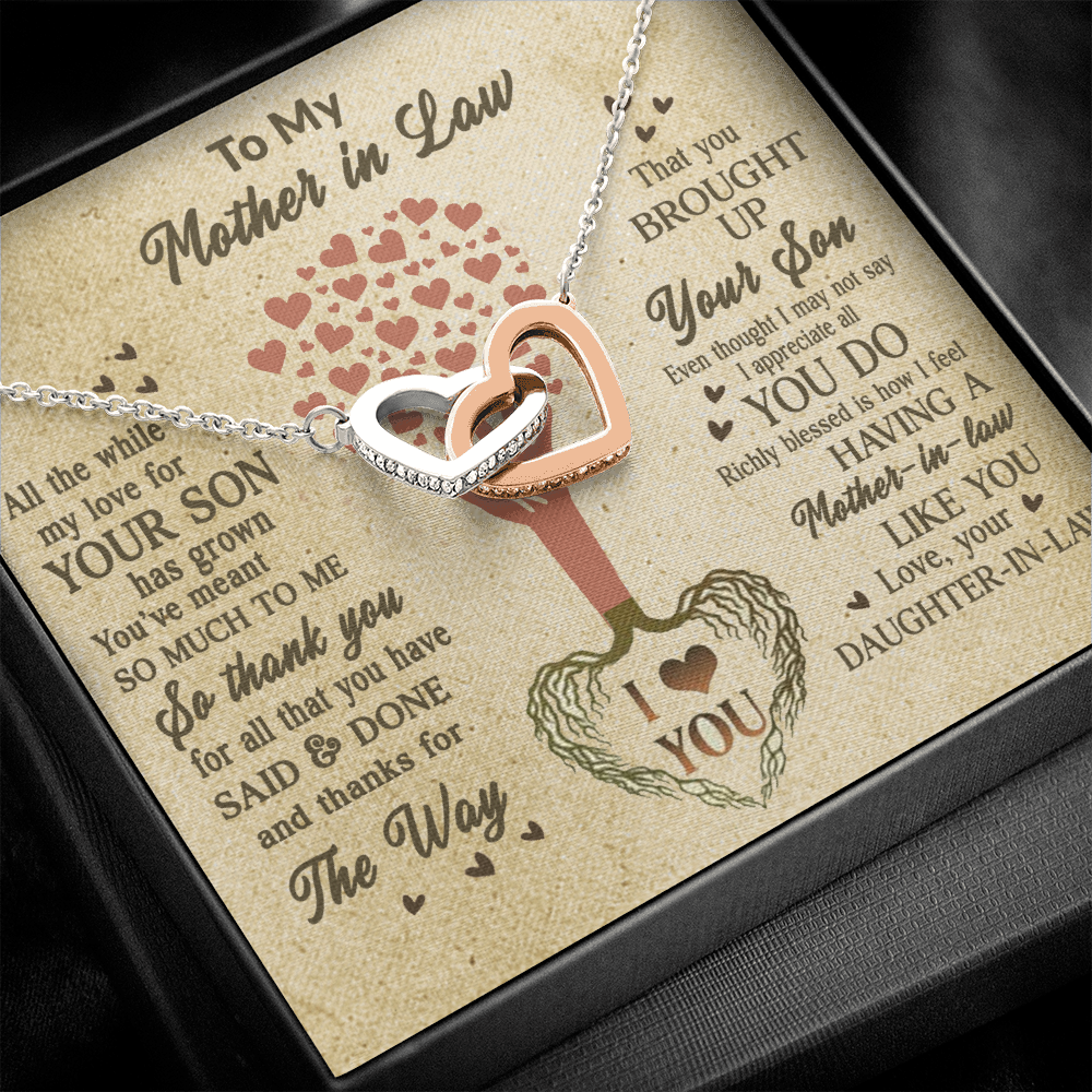 15 Mom daughter 2 trai tim necklace