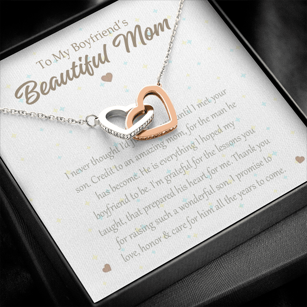 2 Mom daughter 2 trai tim necklace