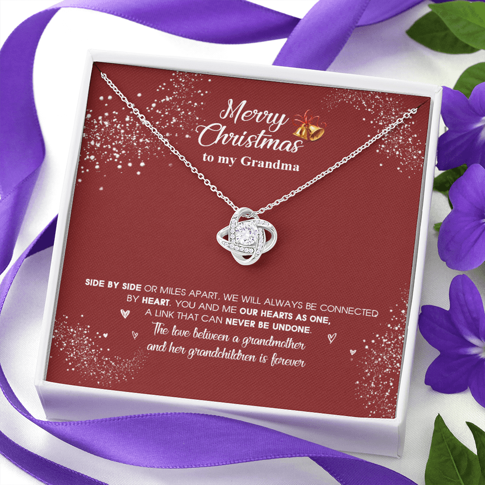 grandma-03 Love Knot Necklaces With Box Card 001