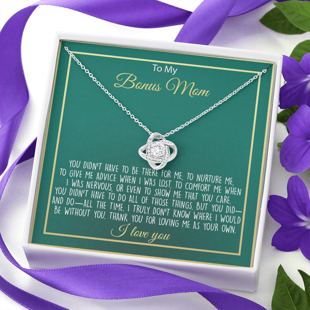 6 Love Knot Necklaces With Box Card 001