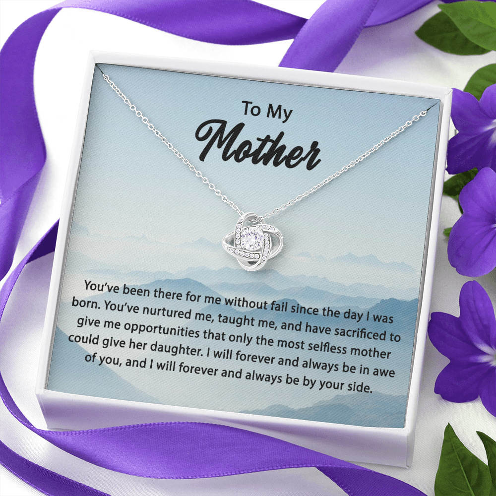 2 Love Knot Necklaces With Box Card 001