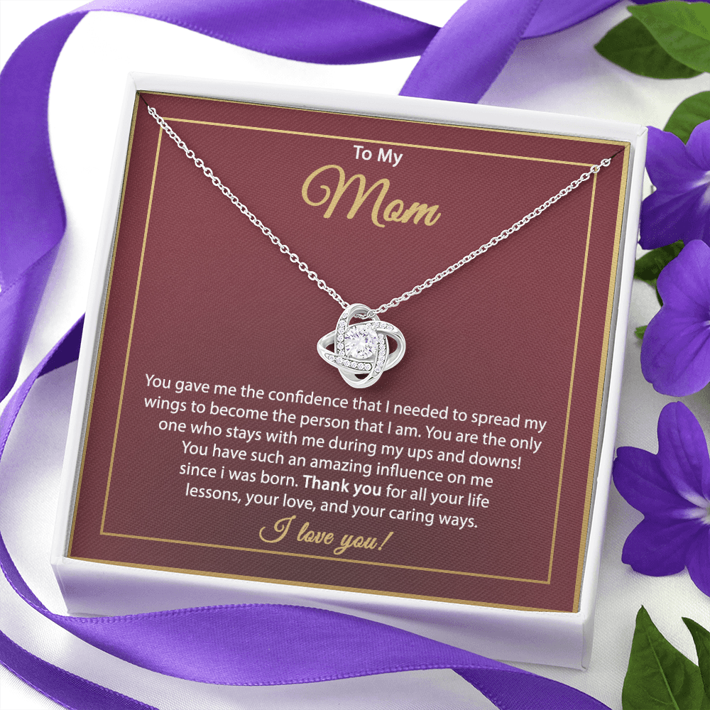 3 Love Knot Necklaces With Box Card 001