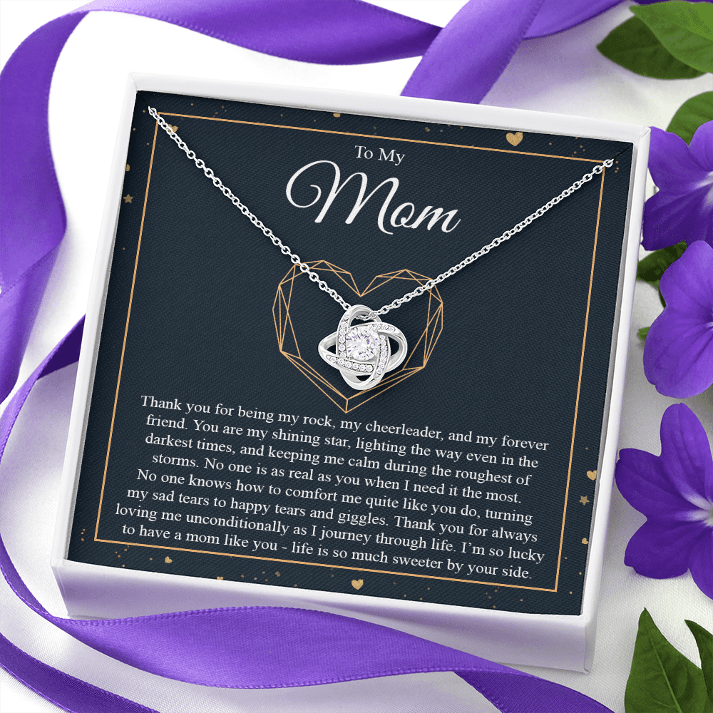8 Love Knot Necklaces With Box Card 001