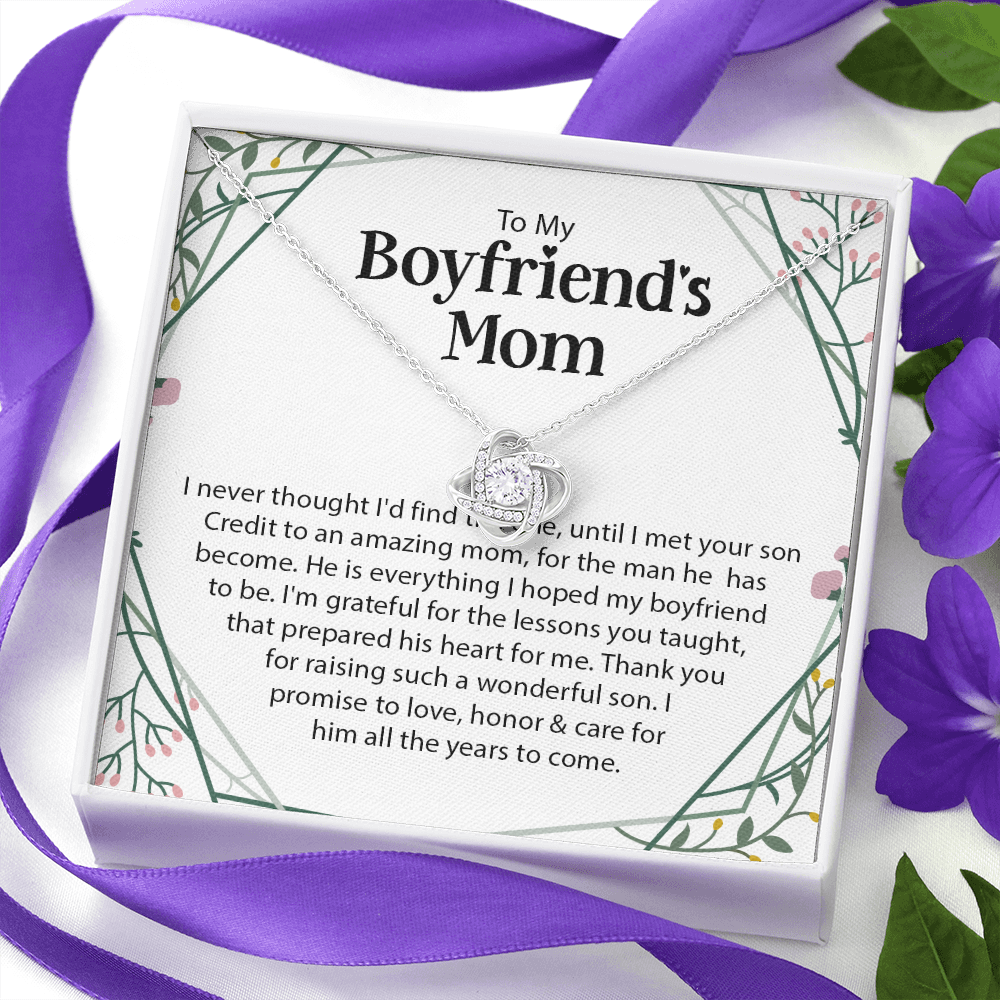 2 The Love Knot To My Boyfriend's Mom Gift