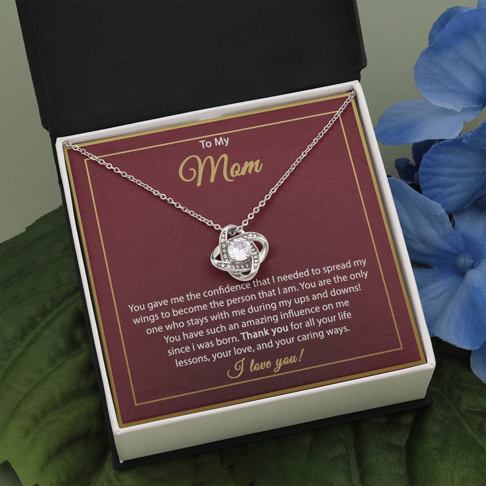 3 Love Knot Necklaces With Box Card 001