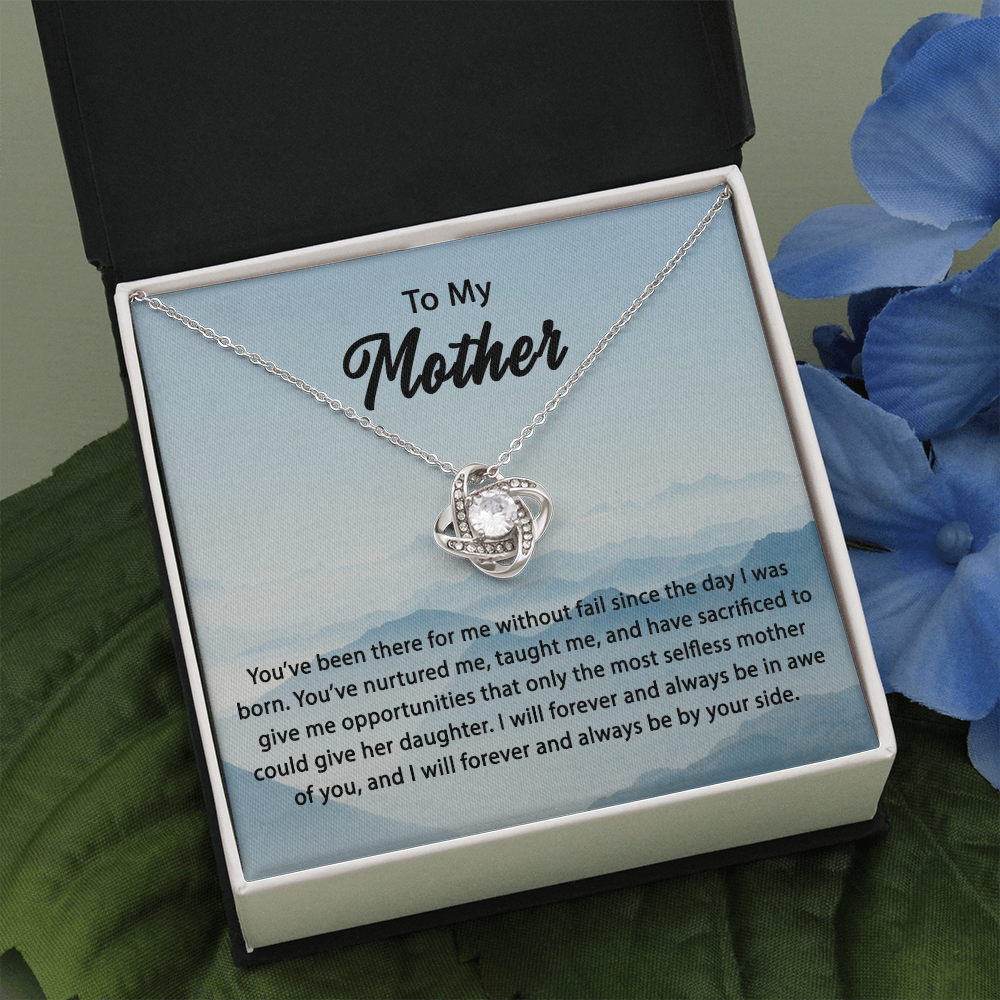 2 Love Knot Necklaces With Box Card 001