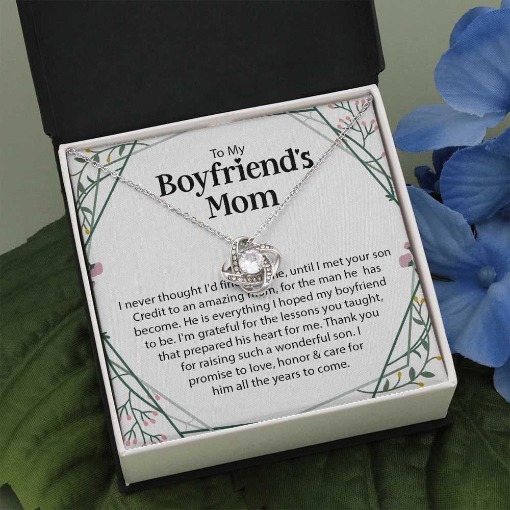 2 The Love Knot To My Boyfriend's Mom Gift