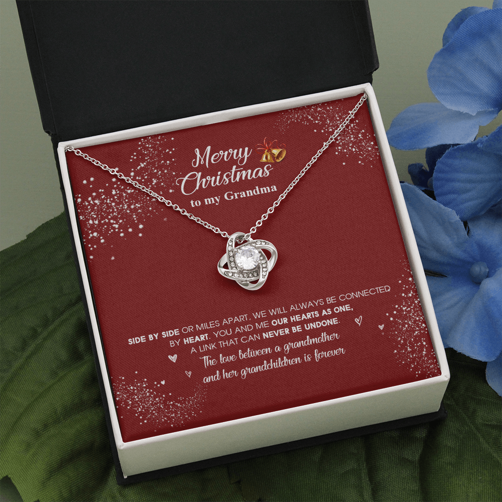 grandma-03 Love Knot Necklaces With Box Card 001