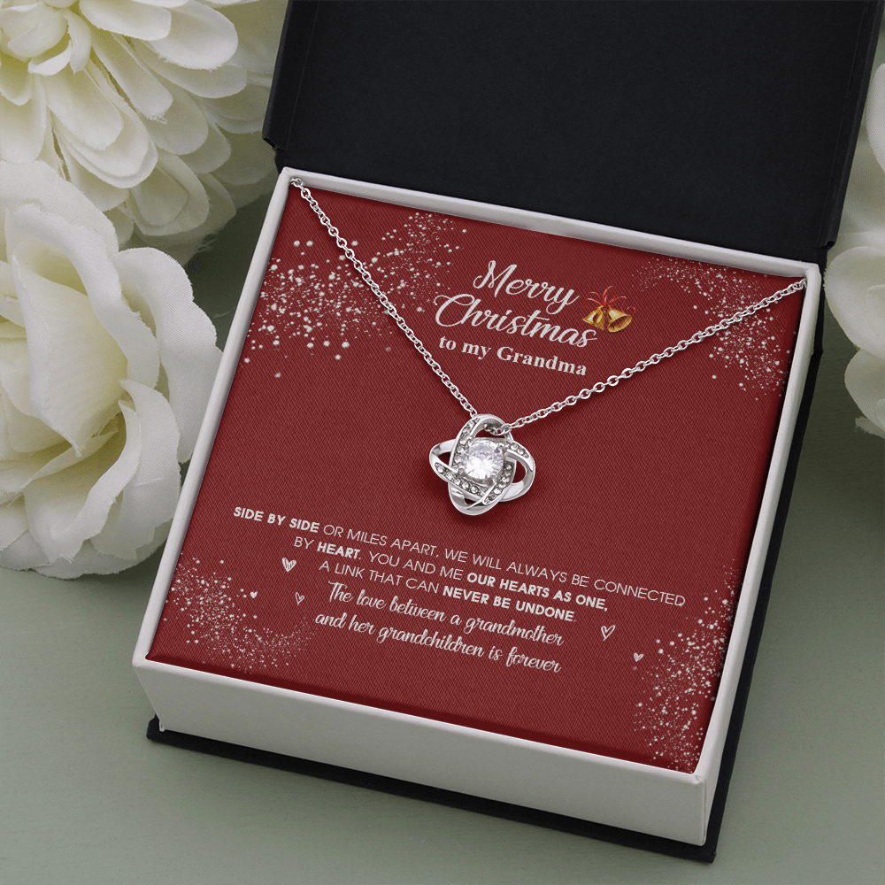 grandma-03 Love Knot Necklaces With Box Card 001