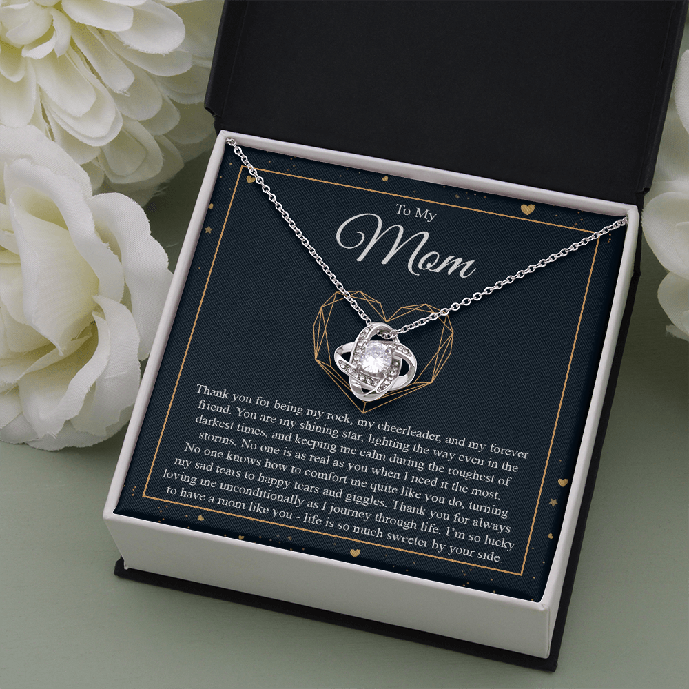 8 Love Knot Necklaces With Box Card 001