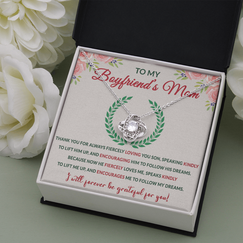 Mother In Law Love Knot Necklaces With Box Card 001