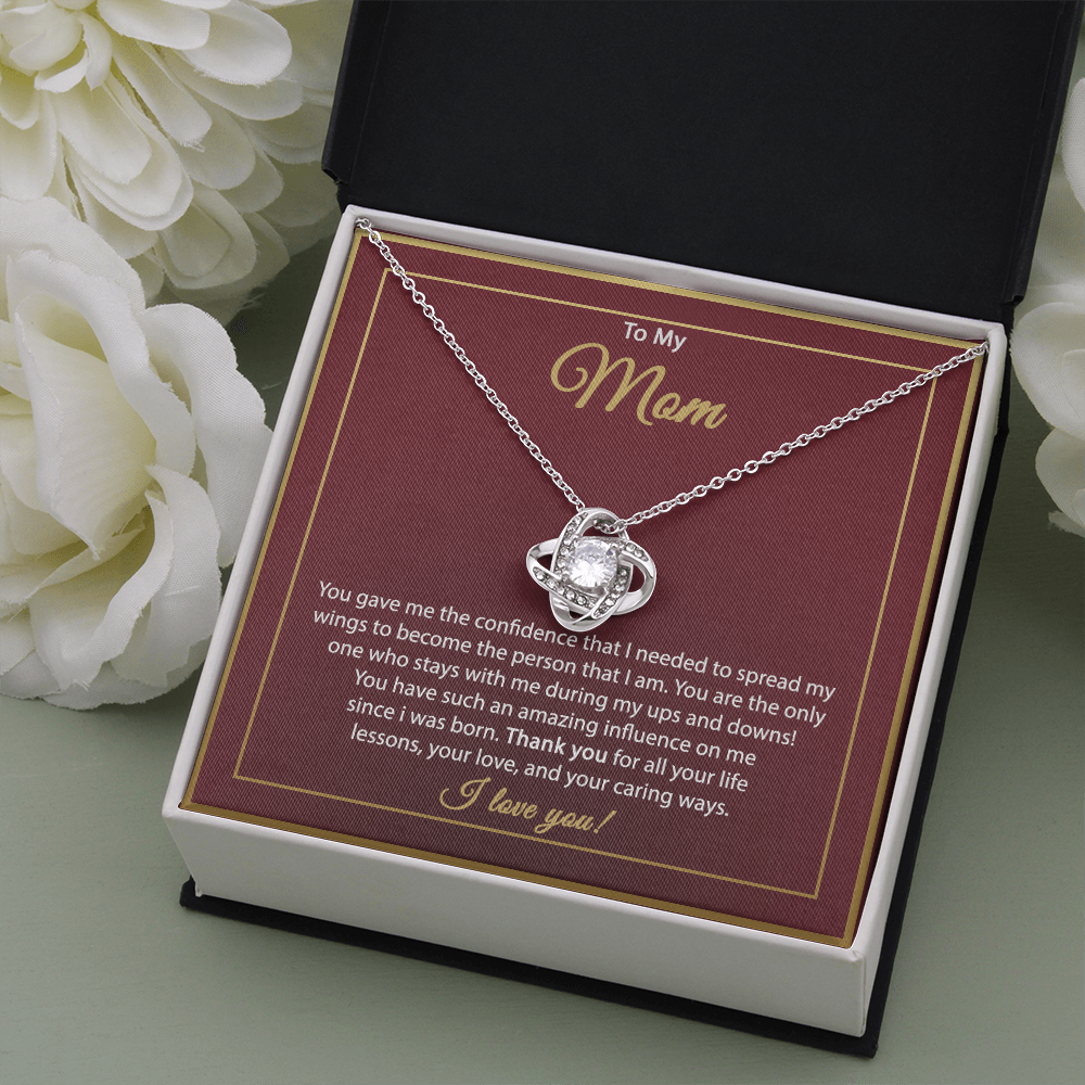 3 Love Knot Necklaces With Box Card 001