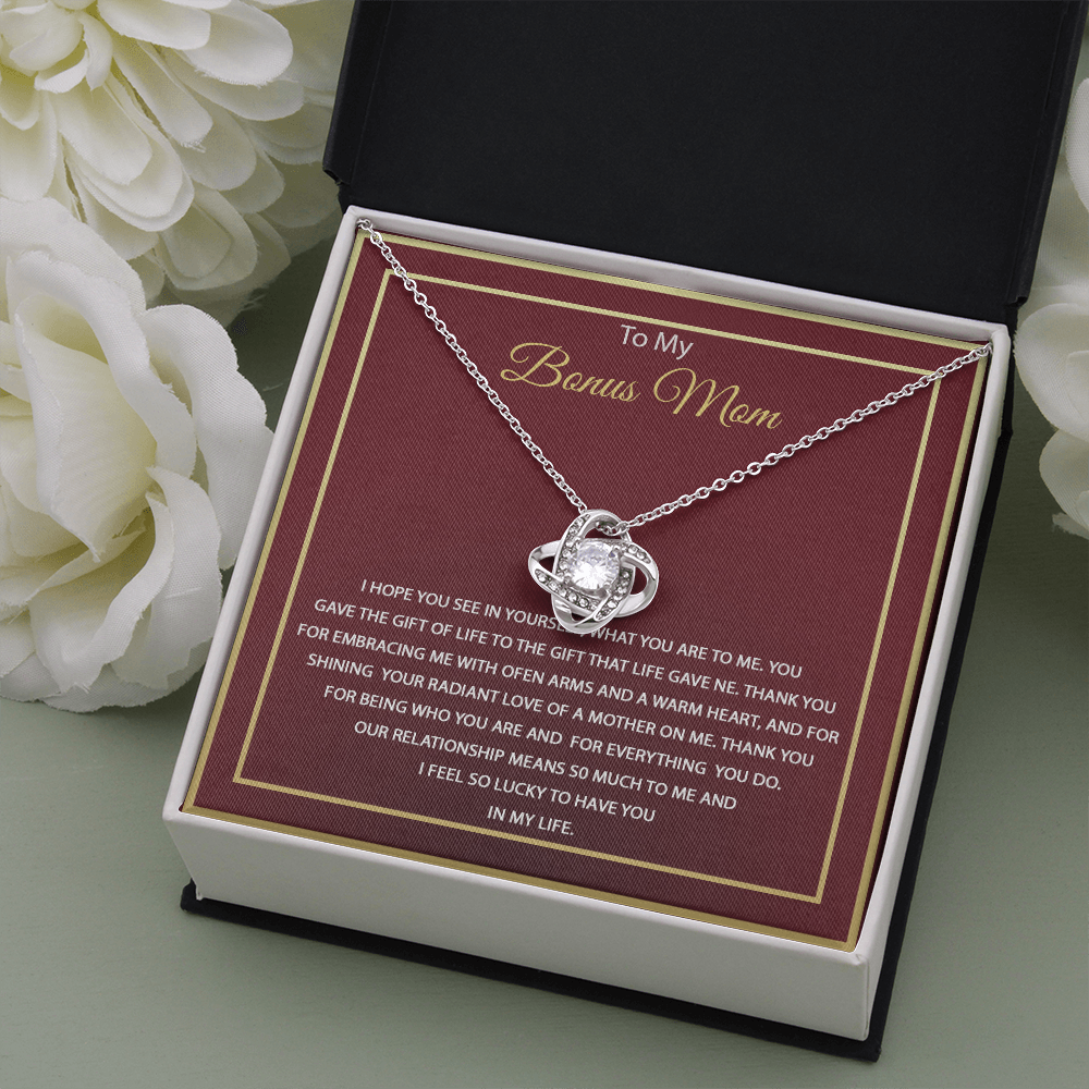 1 Love Knot Necklaces With Box Card 001
