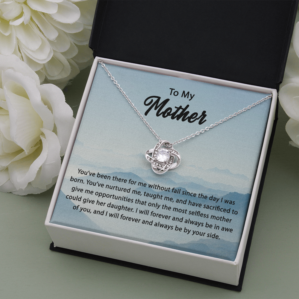 2 Love Knot Necklaces With Box Card 001