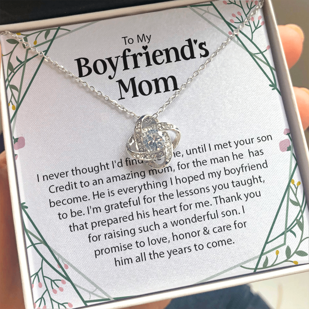 2 The Love Knot To My Boyfriend's Mom Gift