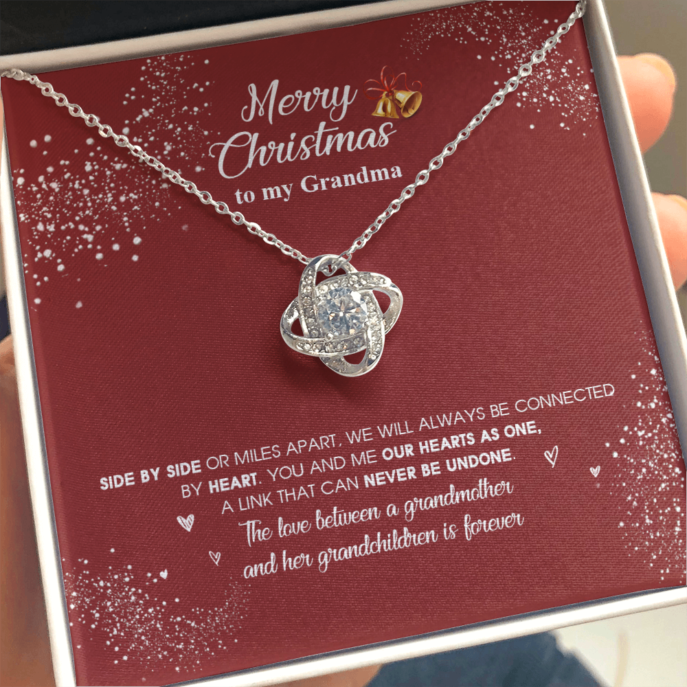 grandma-03 Love Knot Necklaces With Box Card 001
