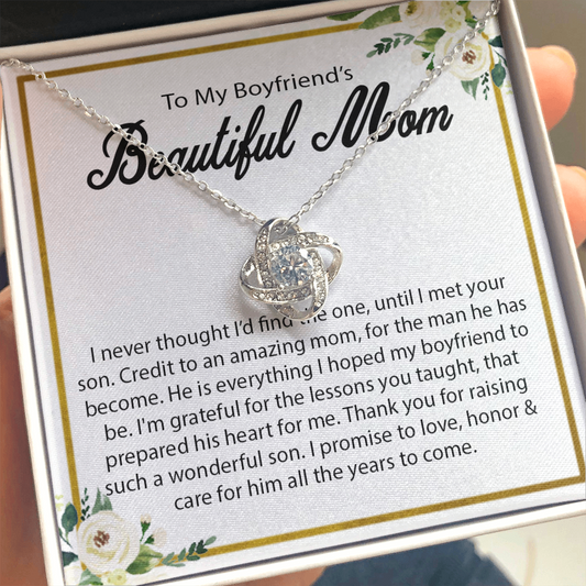 1 The Love Knot To My Boyfriend's Mom Gift