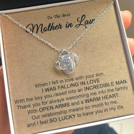 10 The Love Knot To My Boyfriend's Mom Gift