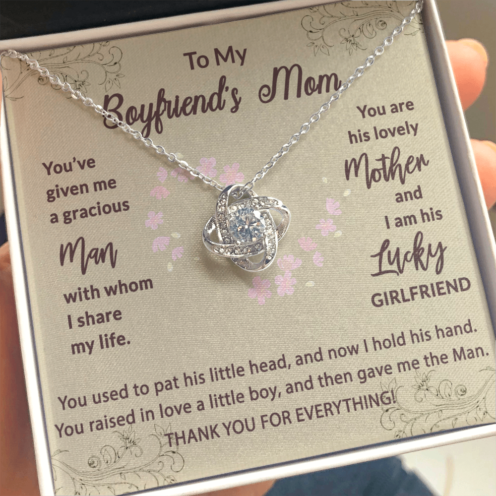 3 The Love Knot To My Boyfriend's Mom Gift