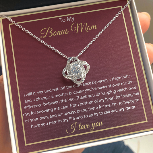 3 Love Knot Necklaces With Box Card 001