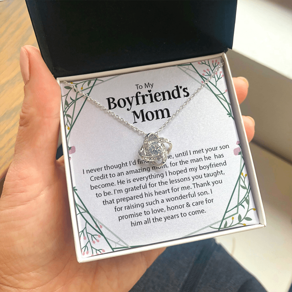 2 The Love Knot To My Boyfriend's Mom Gift