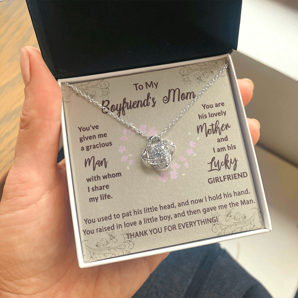 3 The Love Knot To My Boyfriend's Mom Gift