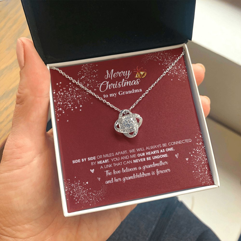 grandma-03 Love Knot Necklaces With Box Card 001