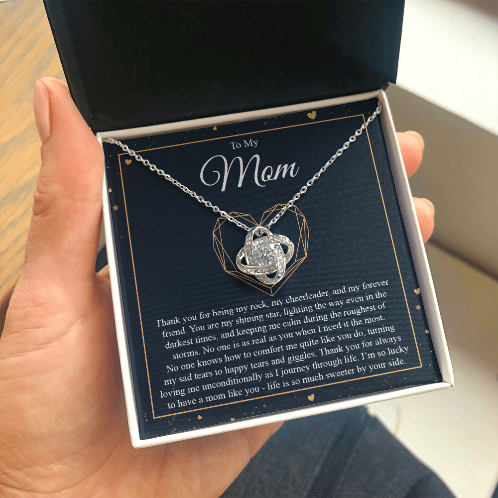8 Love Knot Necklaces With Box Card 001