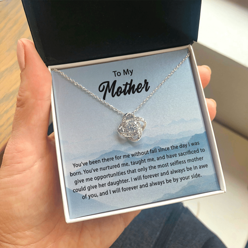 2 Love Knot Necklaces With Box Card 001
