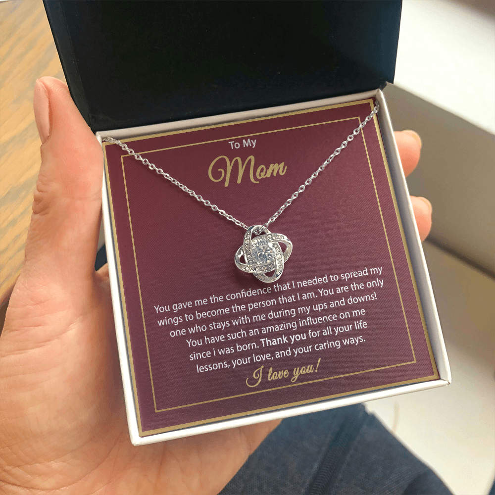 3 Love Knot Necklaces With Box Card 001