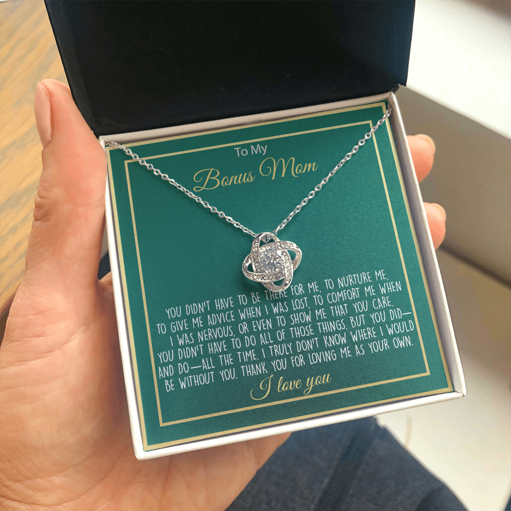 6 Love Knot Necklaces With Box Card 001