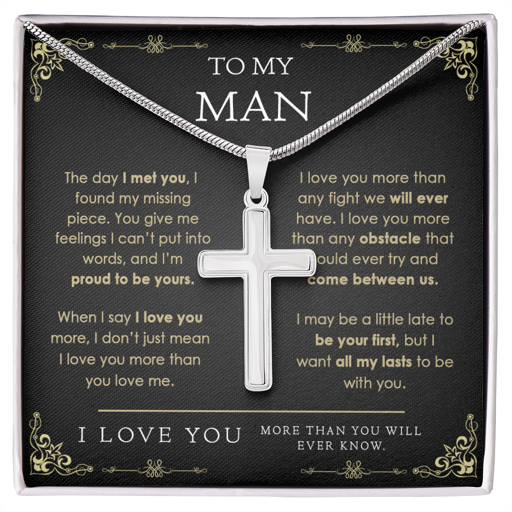 man120821-07 Cross Necklace
