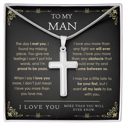 man120821-07 Cross Necklace