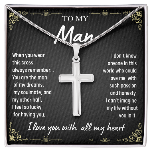 man120821-01 Cross Necklace