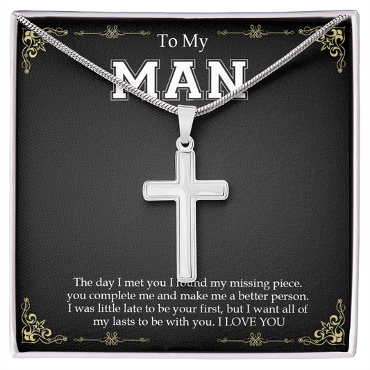man120821-10 Cross Necklace