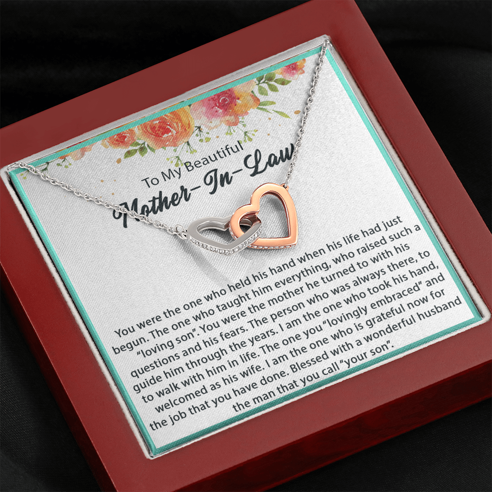 9 Mom daughter 2 trai tim necklace