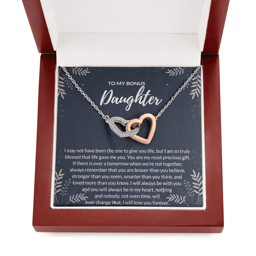 Bonus daughter mau quote dai 2 Mom daughter 2 trai tim necklace Quote 4