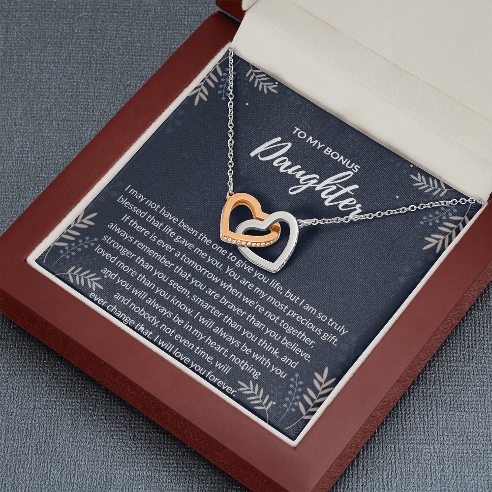 Bonus daughter mau quote dai 2 Mom daughter 2 trai tim necklace Quote 4