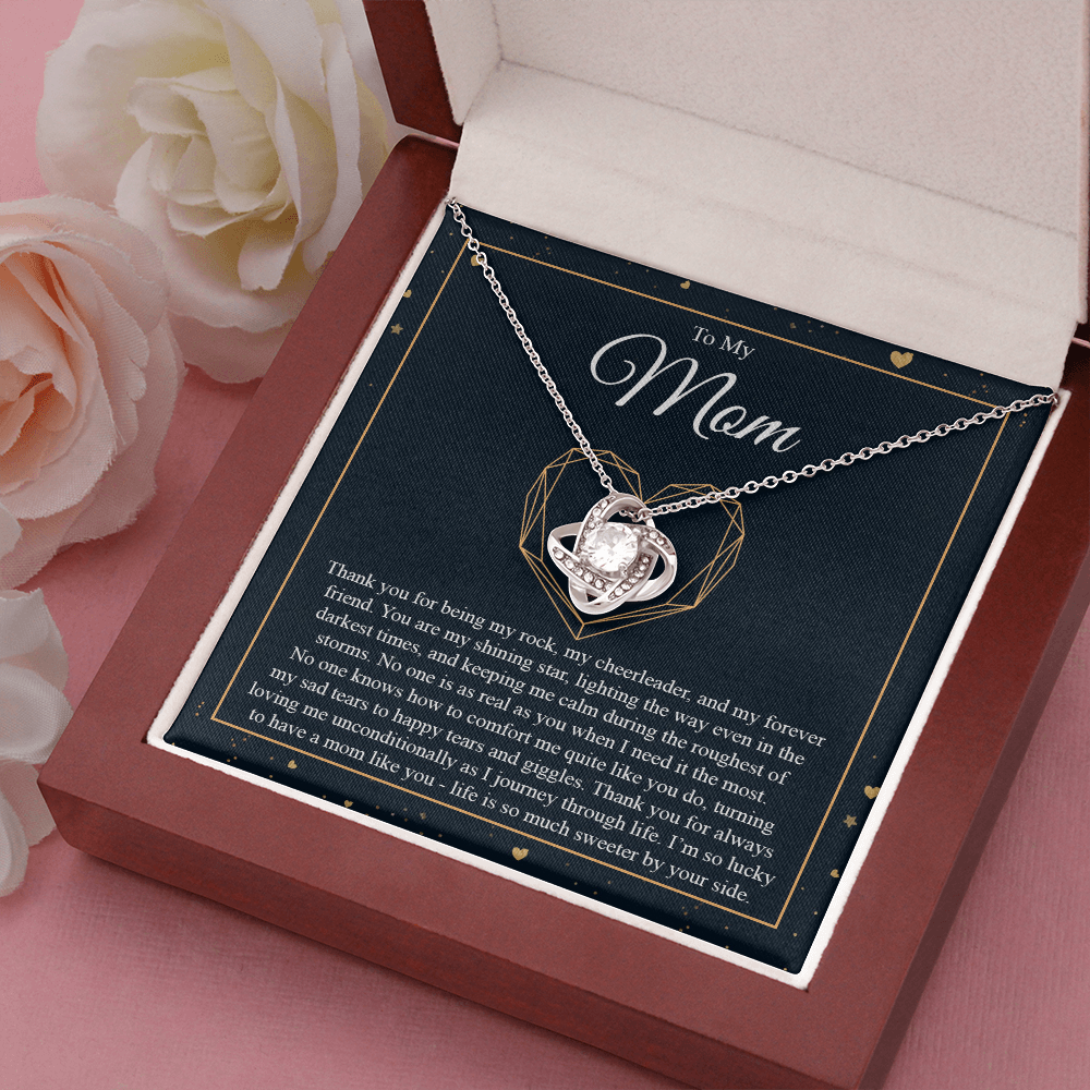 8 Love Knot Necklaces With Box Card 001