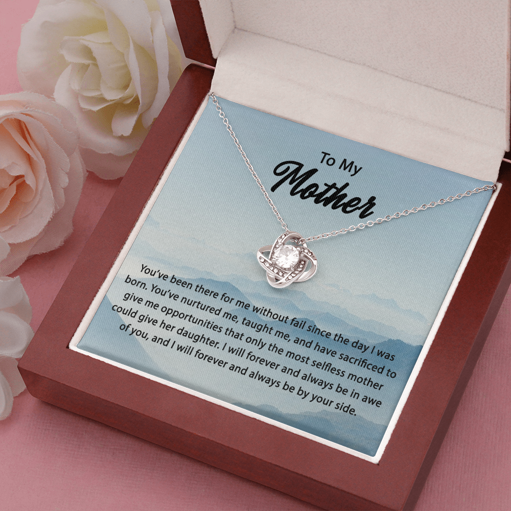 2 Love Knot Necklaces With Box Card 001