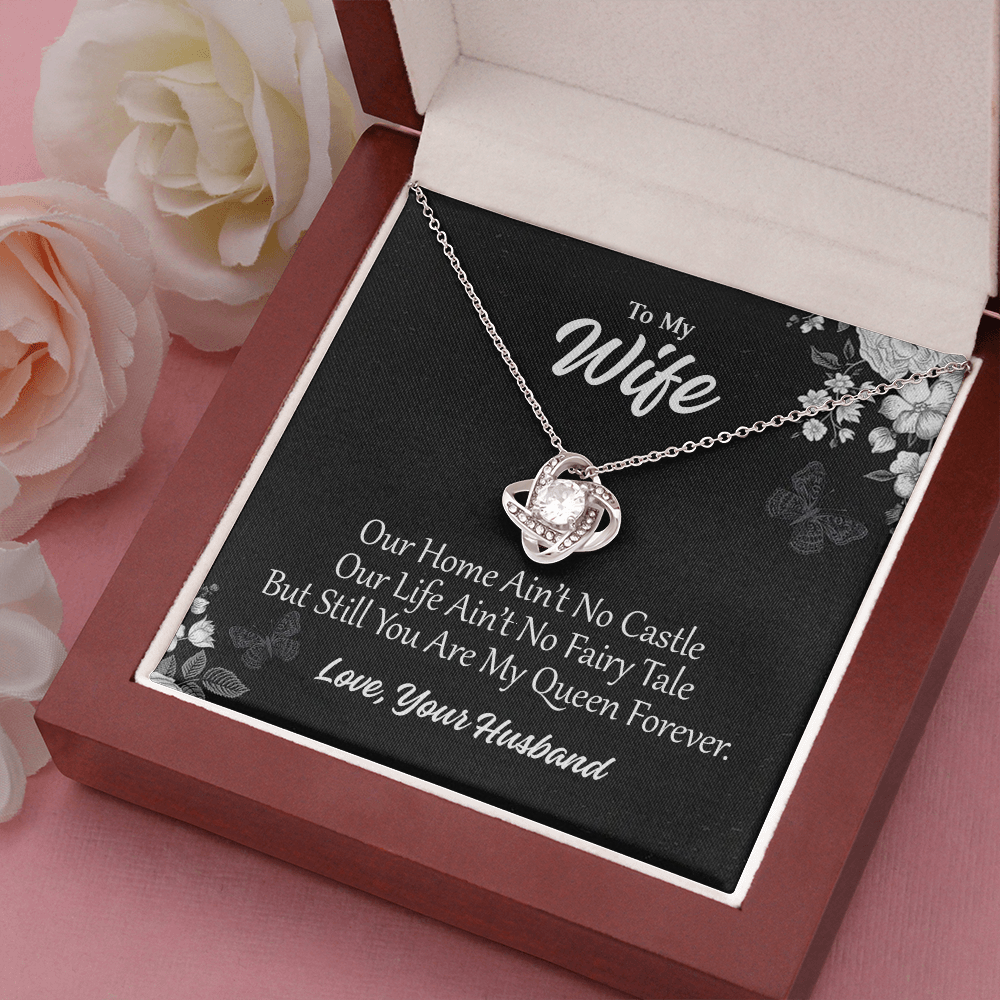 To My wife 1 Love Knot Necklaces With Box Card 001
