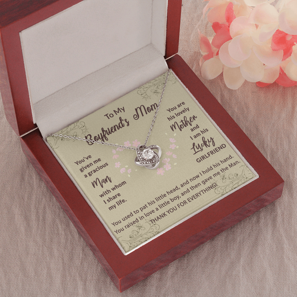 3 The Love Knot To My Boyfriend's Mom Gift
