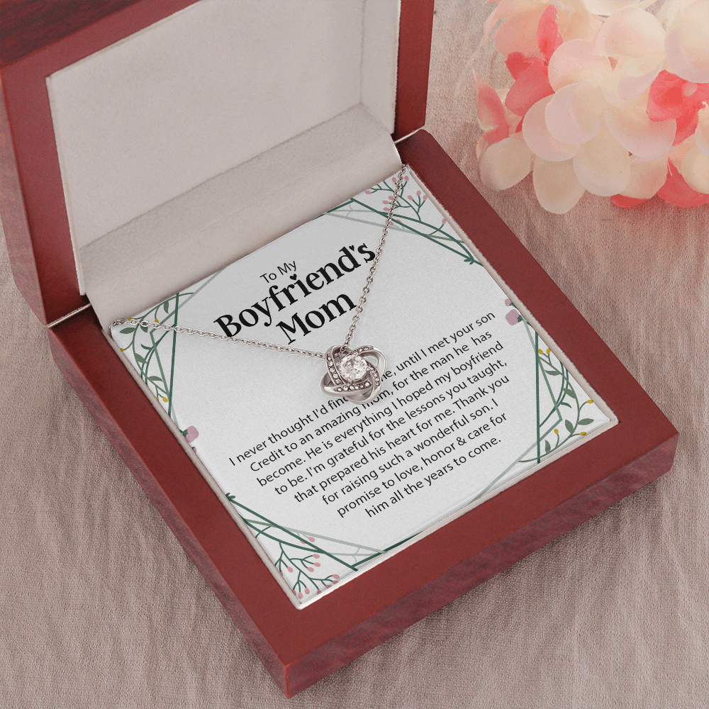 2 The Love Knot To My Boyfriend's Mom Gift