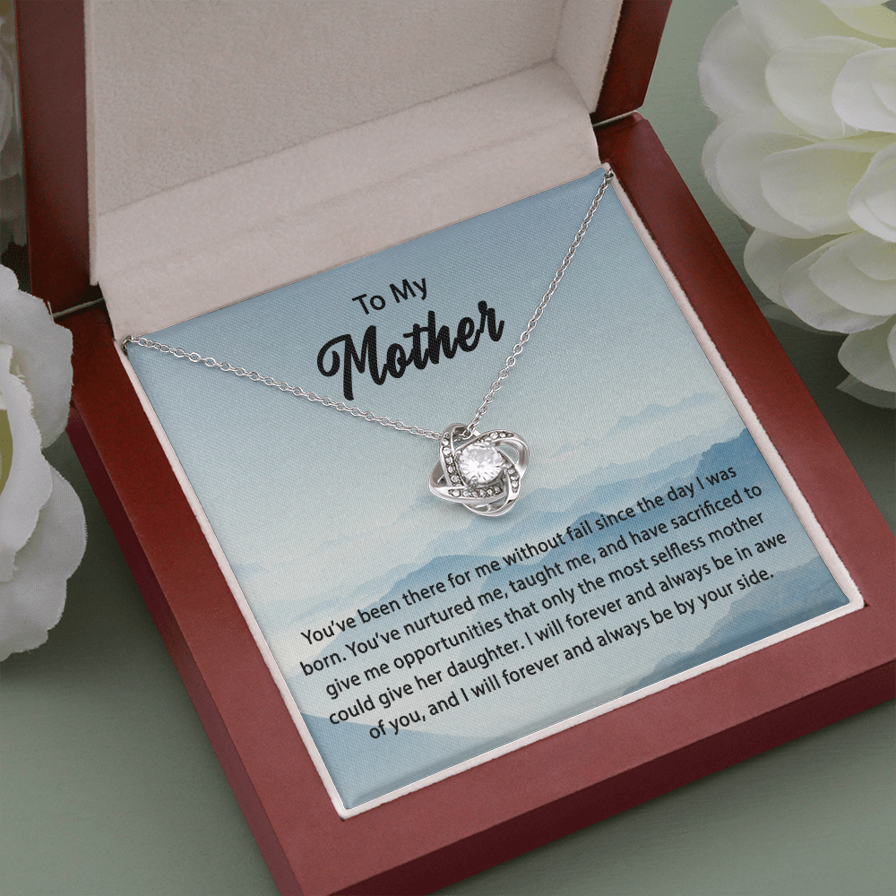 2 Love Knot Necklaces With Box Card 001
