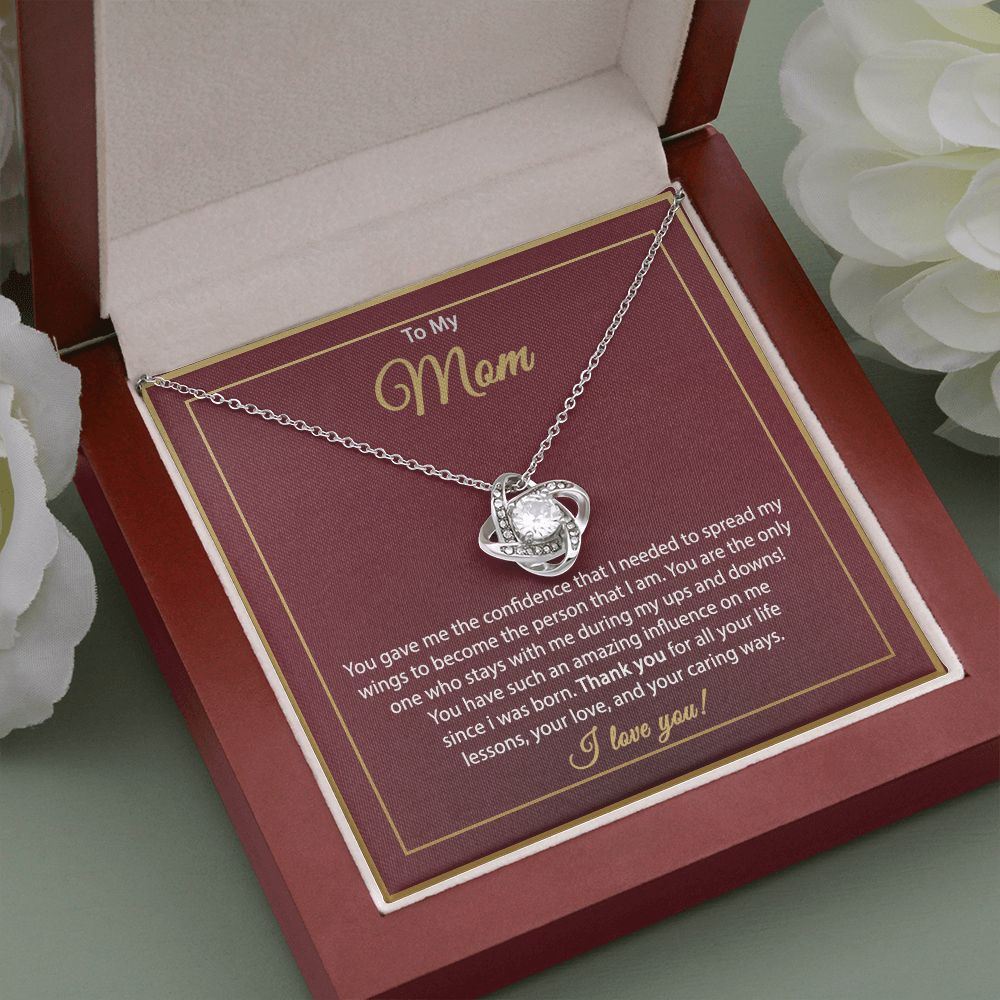 3 Love Knot Necklaces With Box Card 001