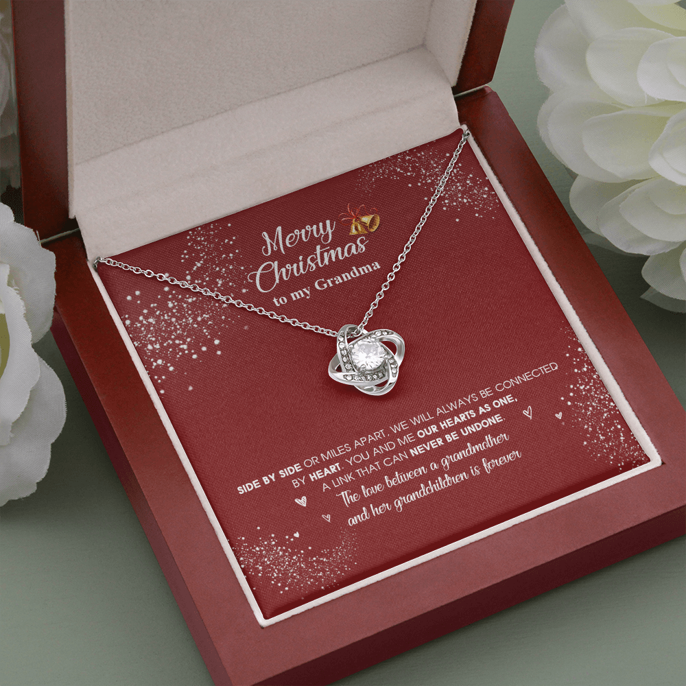grandma-03 Love Knot Necklaces With Box Card 001