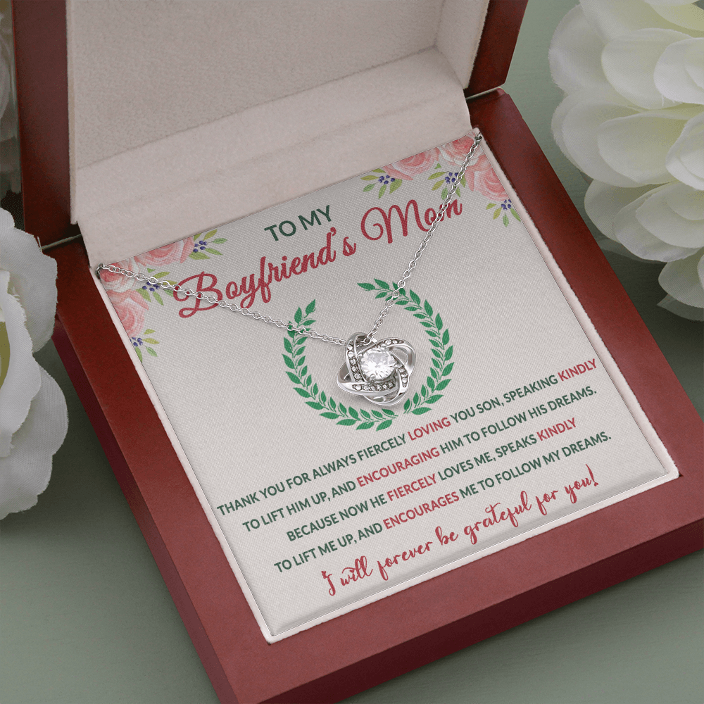 Mother In Law Love Knot Necklaces With Box Card 001